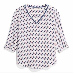 Stitch Fix 41 Hawthorn Carlona Crochet Detail Top, New with Tags